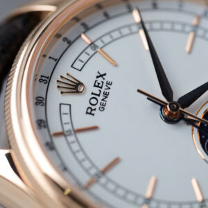 ROLEX CELLINI MOONPHASE HIGH END WATCH REPLICAS ROSE GOLD 18K COVER LEATHER STRAP 39MM 2 DONG HO ROLEX CELLINI REPLICA BOC VANG 3