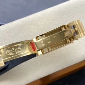 ROLEX COSMOGRAPH DAYTONA M126518LN-0012 HIGH END REPLICA WATCHES GOLD PLATE LUMINOUS HOURS OYSTERFLEX STRAP VS FACTORY 40MM 9 DONG HO ROLEX COSMOGRAPH DAYTONA M126518LN 0012 REP MA VANG DAY OYSTERFLEX VS FACTORY 1