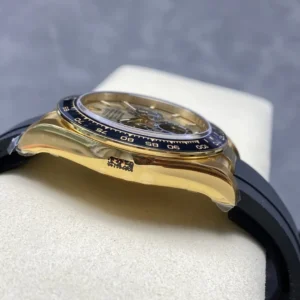 ROLEX COSMOGRAPH DAYTONA M126518LN-0012 HIGH END REPLICA WATCHES GOLD PLATE LUMINOUS HOURS OYSTERFLEX STRAP VS FACTORY 40MM 7 DONG HO ROLEX COSMOGRAPH DAYTONA M126518LN 0012 REP MA VANG DAY OYSTERFLEX VS FACTORY 4