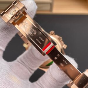 ROLEX DAYTONA 126505-0003 IMITATION LUXURY WATCHES ROSE GOLD PLATE SUNDUST DIAL 40MM 8 DONG HO ROLEX DAYTONA 126505 0003 REPLICA CHRONOGRAPH MA VANG HONG MAT SUNDUST 40MM 3