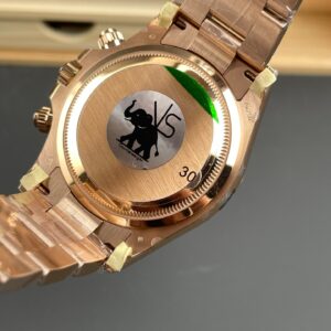ROLEX DAYTONA 126505-0003 IMITATION LUXURY WATCHES ROSE GOLD PLATE SUNDUST DIAL 40MM 7 DONG HO ROLEX DAYTONA 126505 0003 REPLICA CHRONOGRAPH MA VANG HONG MAT SUNDUST 40MM 4