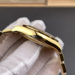 ROLEX DAYTONA 126508-0006 HIGH END WATCH REPLICAS GOLD PLATE YELLOW DIAL 40MM 6 DONG HO ROLEX DAYTONA 126508 0006 BEST REPLICA MA VANG MAT SO MAU VANG 40MM 6