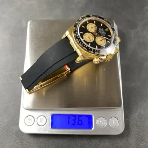 ROLEX DAYTONA COSMOGRAPH M126518LN-0004 BEST REPLICA WATCHES GOLD PLATE BLACK DIAL LUMINOUS HOURS VS FACTORY 40MM 1 DONG HO ROLEX DAYTONA COSMOGRAPH M126518LN 0004 REPLICA 11 MA VANG MAT SO DEN COC DA QUANG VS FACTORY 40MM 10