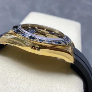 ROLEX DAYTONA COSMOGRAPH M126518LN-0004 BEST REPLICA WATCHES GOLD PLATE BLACK DIAL LUMINOUS HOURS VS FACTORY 40MM 8 DONG HO ROLEX DAYTONA COSMOGRAPH M126518LN 0004 REPLICA 11 MA VANG MAT SO DEN COC DA QUANG VS FACTORY 40MM 3