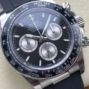ĐỒNG HỒ ROLEX DAYTONA COSMOGRAPH M126519LN-0002 CHẾ TÁC MẶT SỐ ĐEN CỌC DẠ QUANG DÂY OYSTERFLEX VS FACTORY 40MM 4 DONG HO ROLEX DAYTONA COSMOGRAPH M126519LN 0002 CHE TAC MAT SO DEN COC DA QUANG DAY OYSTERFLEX VS FACTORY 40MM 6
