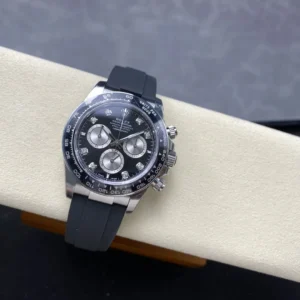 ĐỒNG HỒ ROLEX DAYTONA COSMOGRAPH M126519LN-0004 REPLICA MẶT SỐ ĐEN CỌC ĐÍNH ĐÁ DÂY OYSTERFLEX VS FACTORY 40MM 2 DONG HO ROLEX DAYTONA COSMOGRAPH M126519LN 0004 REPLICA MAT SO DEN COC DINH DA DAY OYSTERFLEX VS FACTORY 40MM 10