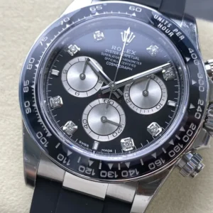 ĐỒNG HỒ ROLEX DAYTONA COSMOGRAPH M126519LN-0004 REPLICA MẶT SỐ ĐEN CỌC ĐÍNH ĐÁ DÂY OYSTERFLEX VS FACTORY 40MM 4 DONG HO ROLEX DAYTONA COSMOGRAPH M126519LN 0004 REPLICA MAT SO DEN COC DINH DA DAY OYSTERFLEX VS FACTORY 40MM 9