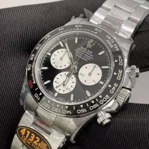 ROLEX DAYTONA LE MANS 126529LN GOOD IMITATION WATCHES BLACK DIAL OYSTER STRAP QF FACTORY 40MM 4 DONG HO ROLEX DAYTONA LE MANS 126529LN REPLICA 11 MAT SO MAU DEN DAY OYSTER QF FACTORY 40MM 5