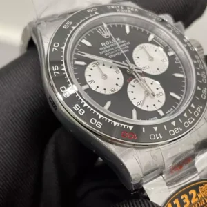 ROLEX DAYTONA LE MANS 126529LN GOOD IMITATION WATCHES BLACK DIAL OYSTER STRAP QF FACTORY 40MM 5 DONG HO ROLEX DAYTONA LE MANS 126529LN REPLICA 11 MAT SO MAU DEN DAY OYSTER QF FACTORY 40MM 6