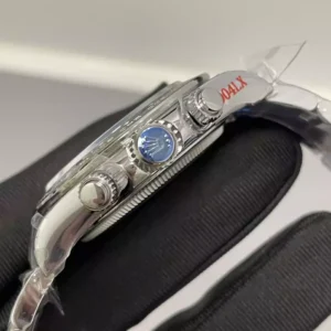 ROLEX DAYTONA LE MANS 126529LN GOOD IMITATION WATCHES BLACK DIAL OYSTER STRAP QF FACTORY 40MM 6 DONG HO ROLEX DAYTONA LE MANS 126529LN REPLICA 11 MAT SO MAU DEN DAY OYSTER QF FACTORY 40MM 7