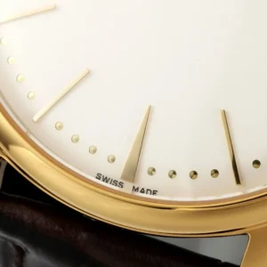 VACHERON CONSTANTIN PATRIMONY 81180 LUXURY FAKE WATCHES GOLD PLATE WHITE DIAL LEATHER STRAP KZ FACTORY 40MM 4 DONG HO VACHERON CONSTANTIN 81180 CHE TAC MA VANG MAT TRANG DAY DA KZ FACTORY 40MM 6