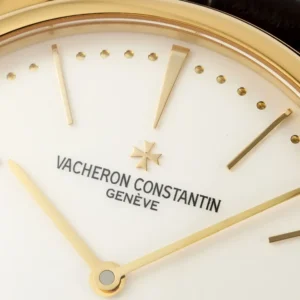 VACHERON CONSTANTIN PATRIMONY 81180 LUXURY FAKE WATCHES GOLD PLATE WHITE DIAL LEATHER STRAP KZ FACTORY 40MM 3 DONG HO VACHERON CONSTANTIN 81180 CHE TAC MA VANG MAT TRANG DAY DA KZ FACTORY 40MM 7