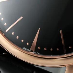 VACHERON CONSTANTIN PATRIMONY 81180R IMITATION WATCHES ROSE GOLD PLATE BLACK DIAL LEATHER STRAP KZ FACTORY 40MM 4 DONG HO VACHERON CONSTANTIN PATRIMONY 81180R REP 11 MA VANG HONG MAT DEN DAY DA KZ FACTORY 40MM 6