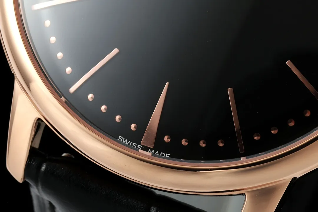 ĐỒNG HỒ VACHERON CONSTANTIN PATRIMONY 81180R REP 11 MẠ VÀNG HỒNG MẶT ĐEN DÂY DA KZ FACTORY 40MM (6) DONG HO VACHERON CONSTANTIN PATRIMONY 81180R REP 11 MA VANG HONG MAT DEN DAY DA KZ FACTORY 40MM 6