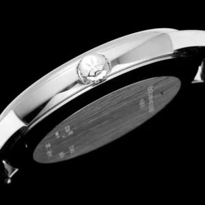 VACHERON CONSTANTIN PATRIMONY 81180 IMITATION LUXURY WATCHES WHITE DIAL BLACK LEATHER STRAP KZ FACTORY 40MM 5 DONG HO VACHERON CONSTANTIN VACHERON CONSTANTIN PATRIMONY 81180 REPLICA MAT SO TRANG DAY DA DEN KZ FACTORY 40MM 5