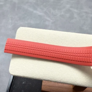 PATEK PHILIPPE AQUANAUT 5167 BEST REPLICA WATCHES CUSTOM GREY DIAL RED RUBBER STRAP AUTOMATIC 40MM 9 DONG HO PATEK PHILIPPE AQUANAUT 5167 REP 11 MAT XAM TINH CHINH DAY CAO SU DO AUTOMATIC 40MM 3