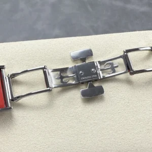 PATEK PHILIPPE AQUANAUT 5167 BEST REPLICA WATCHES CUSTOM GREY DIAL RED RUBBER STRAP AUTOMATIC 40MM 11 DONG HO PATEK PHILIPPE AQUANAUT 5167 REP 11 MAT XAM TINH CHINH DAY CAO SU DO AUTOMATIC 40MM 4