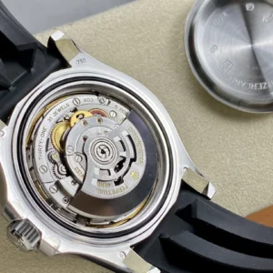 ROLEX YACHT-MASTER REPLICA WATCH BLACK DIAL STAINLESS STEEL CUSTOM WEIGHT LIKE AUTHENTIC AR FACTORY 40MM 9 DONG HO ROLEX YACHT MASTER REPLICA 11 TINH CHINH TRONG LUONG BAN THEP MAT DEN CHUAN AUTH AR FACTORY 40MM 2