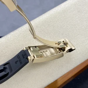 ROLEX YACHT-MASTER BEST REPLICA WATCHES GOLD PLATE VERSION CUSTOM WEIGHT BLACK DIAL AR FACTORY 40MM 8 DONG HO ROLEX YACHT MASTER REPLICA TINH CHINH TRONG LUONG BAN MA VANG GOLD MAT DEN CHUAN AUTH AR FACTORY 40MM 2