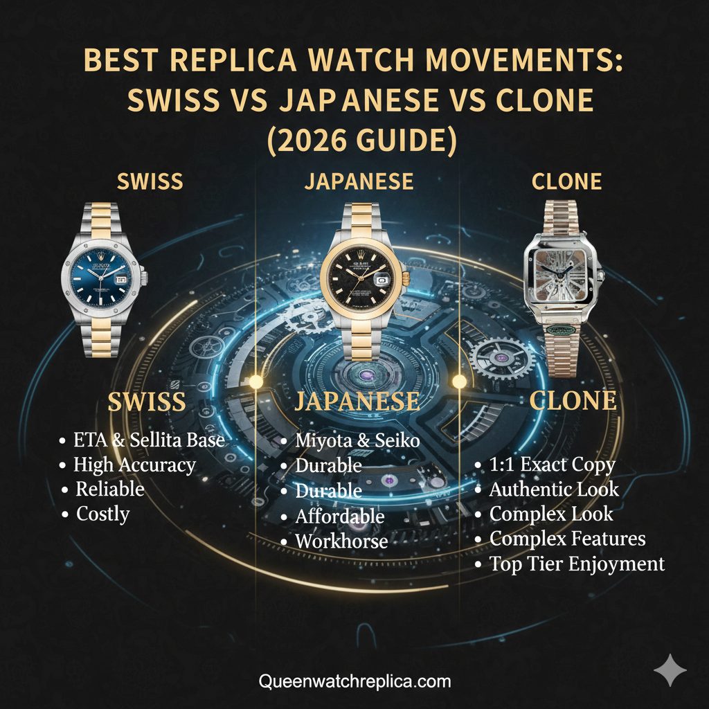 Best Replica Watch Movements: Swiss vs Japanese vs Clone 1 Best Replica Watch Movements Swiss vs Japanese vs Clone (3)