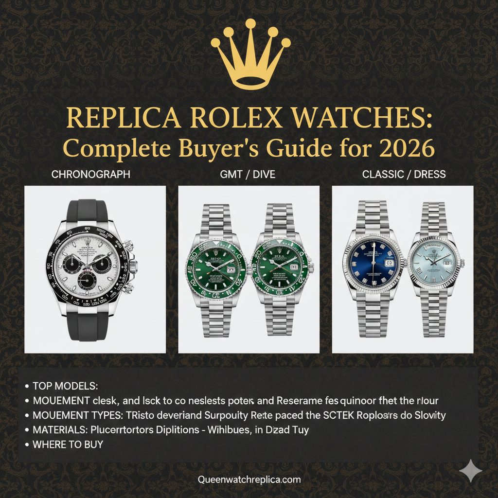 Replica Rolex Watches: Complete Buyer’s Guide for 2026 1 Replica Rolex Watches Complete Buyer’s Guide for 2026