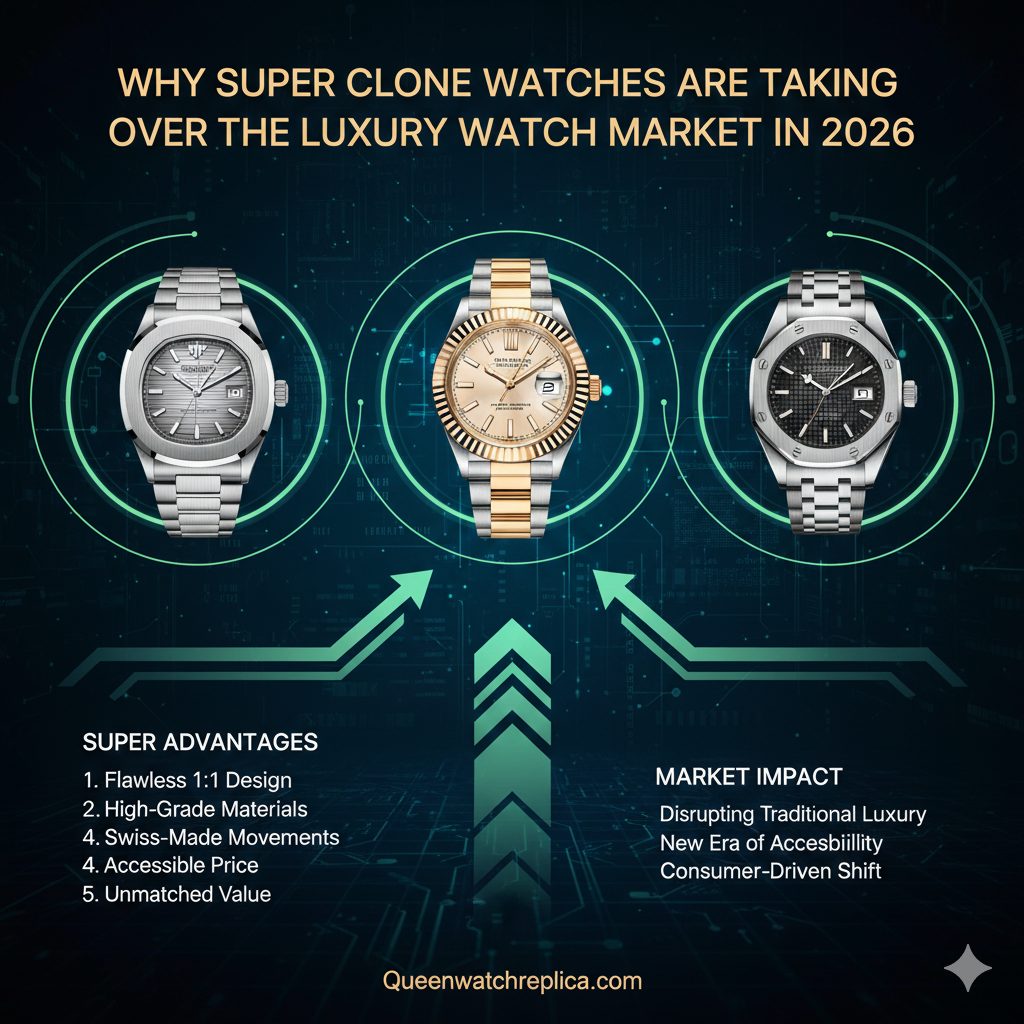 Why Super Clone Watches Are Taking Over the Luxury Watch Market in 2026 1 Why Super Clone Watches Are Taking Over the Luxury Watch Market in 2026