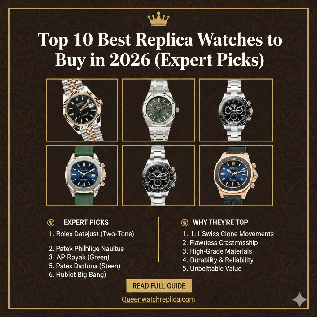 Top 10 Best Replica Watches to Buy in 2026 (Expert Picks) 1 Top 10 Best Replica Watches to Buy in 2026 (Expert Picks) (1)